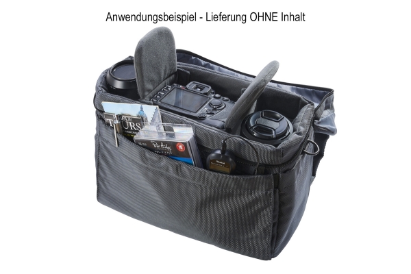 Peter Hadley Tokio 500 dunkelgrau Fototasche aus 100 % aus recyceltem Polyester